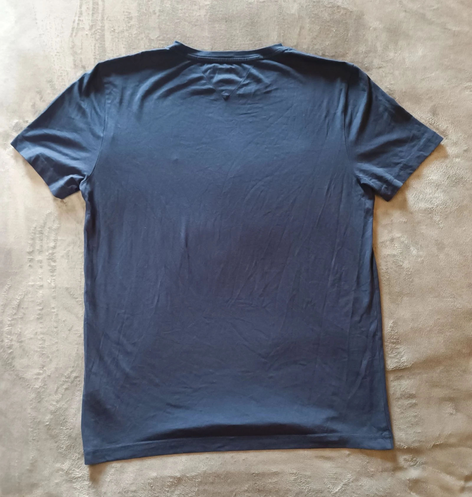 Tommy Hilfiger short sleeve t-shirt Size XL men very good condition navy blue color – photo 2